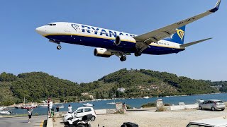 Skiathos Airport Planespotting July 2023 4K [upl. by Aidekal]