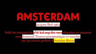 Amsterdam Jacques Brel 1964 [upl. by Arther]