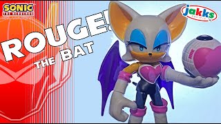 ROUGE the Bat Jakks Pacific Sonic the Hedgehog 4quot Articulated Series Wave 8 [upl. by Bunch]