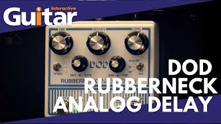 DOD Rubberneck Analog Delay  Review [upl. by Tedmann]