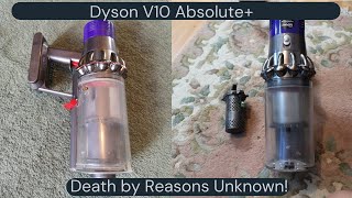 Ways Dysons kill themselves 74  The Dyson V10 with a broken motor fitting guide within [upl. by Ganiats]