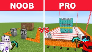 Best of NOOB vs PRO SAFEST SECURITY Base Build Challenge Minecraft [upl. by Hamforrd646]