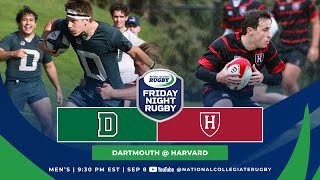 Mens Rugby  Dartmouth vs Harvard  Friday Night Rugby [upl. by Whittemore569]