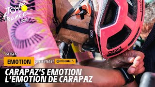 Winners emotion  Stage 17  Tour de France 2024 [upl. by Dietrich]