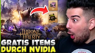 🎁NVIDIA VERSCHENKT THRONE amp LIBERTY GOODIES🎁GRATIS AMITOI  SCHMUCKMÜNZEN🤑SO GEHTS [upl. by Assylla899]