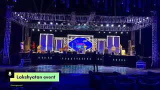 MN sound Point Lakshyatan event Management Udaipur eventmanagementaluminiumTruss Decor [upl. by Amerak828]