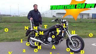 HONDA MAGNA V65 VF1100 REVIEW [upl. by Elmina918]