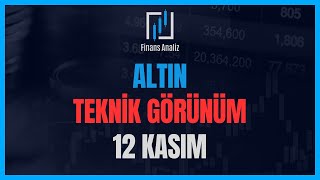 ALTIN TEKNİK GÖRÜNÜM  ONS ALTIN YORUMLARI  12 KASIM [upl. by Lalittah]