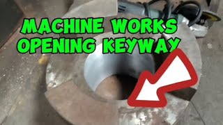 machine worksopening keyway plslikesubscribe machineworks shapermachine RonaldVidadwi2ky [upl. by Catlaina]