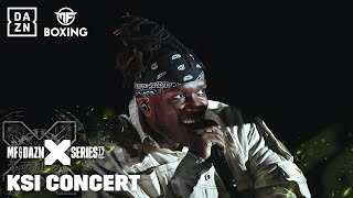 KSI’s Stunning First DAZN X Series 17 Concert [upl. by Weissman]