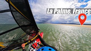 The BEST SPEED SPOT in Europe  Windsurfing in La Palme France [upl. by Jagir117]