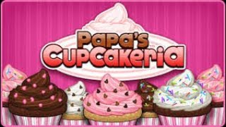 Playing Old Flash Games Papas Cupcakeria [upl. by Anytsirhc]