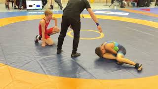 Wrestling  Ringen Sparkassenpokal Jena Jugend A 45 kg Freestyle Brederlow  Wagenknecht [upl. by Aynad]