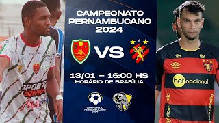 PETROLINA X SPORT  CAMPEONATO PERNAMBUCANO  PARTIDA COMPLETA [upl. by Andrey]