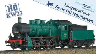 Eingetroffene Spur H0 Modellbahn Neuheiten  KW 23 2023 [upl. by Attenahs]