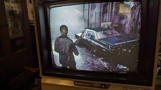 Silent Hill 2 PC Remake on Commodore CRT just for fun [upl. by Tamera]