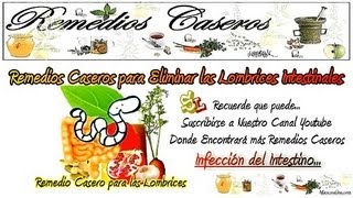 Remedios Caseros para Eliminar las Lombrices Intestinales Infección del Intestino por Oxiuros [upl. by Amadus]