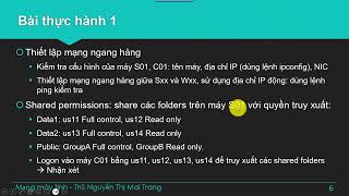 Windows Server 2019  Kết nối mạng  Share permission [upl. by Charlie]