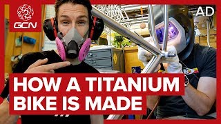 How Are Titanium Bikes Made  Moots Factory Tour [upl. by Adama989]