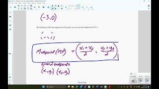 Lesson 32 Midpoint of a Line Segment Video Lesson [upl. by Rotberg]