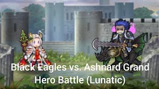 FEH 7th Anniversary Black Eagles vs Ashnard Grand Hero Battle Lunatic [upl. by Neelloc]