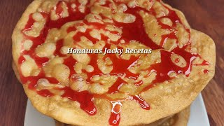 🇭🇳Deliciosas Hojuelas Receta Paso a Paso👌🇭🇳 [upl. by Kciredes]