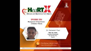 Management of Hypertension in Diabetes Patients  Dr Debasish Paul [upl. by Ruperto]