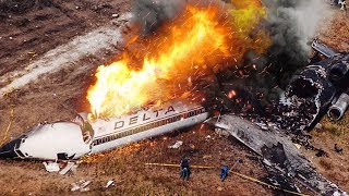 Plane Slammed to the Ground Just Before Touchdown in Dallas  Delta Air Lines Flight 191 [upl. by Inness]