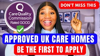 UK Care Homes Offering Free Visa Sponsorship To Overseas Workers Approved by CQC [upl. by Kaslik574]