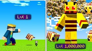 minecraft but bees kill literally everything [upl. by Aicile338]