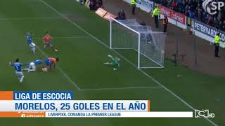 Alfredo Morelos goleador en la Liga de Escocia [upl. by Bearnard]