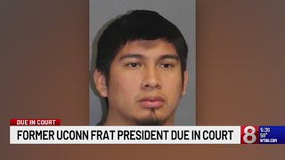 Former UConn fraternity president due in court [upl. by Ralph]