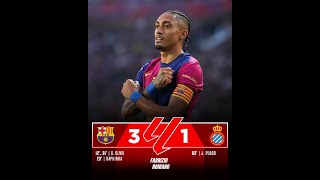 BARCELONE GENYEN VWAZEN LI ESPANYOL 31 EKIP SA SE 34 GOL LI BAY LOT YO [upl. by Nahsrad48]