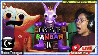 SERAM DASAR TALAM DUA MUKA 🔴 Garten of Ban Ban IV Gameplay Malaysia HorrorLivestream [upl. by Ahsayn461]