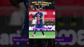 Hasil Pertandingan Liga 1 Prancis  Nice vs Paris Saint Germain [upl. by Sivla]