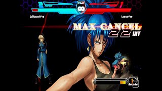 【Mugen KOF】SchlusselGoeniko VS Leona [upl. by Quickel]