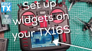 EdgeTX  Set up telemetry widgets RadioMaster TX16S Max [upl. by Miahc]