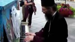 Fr Christodoulos playing the piano quotLet it Bequot Denver CO [upl. by Kan]