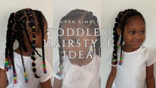 Toddler Hairstyle Idea  Hairstyle Idea for Girls [upl. by Subak]