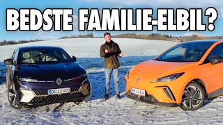 DUEL MG4 vs Renault Megane Electric – Bedste familieelbil til 300000 kr 2023 [upl. by Trela493]