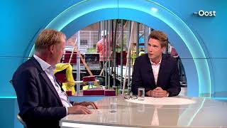 Lucas Haafkes in Overijssel Vandaag  RTV Oost 28082017 [upl. by Nwatna974]