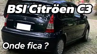 COMO LOCALIZAR OS FUSÍVEIS BSI CITRÖEN C3 [upl. by Whitcher]