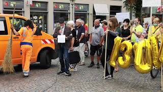 Rede des ehemaligen Kinderarztes Rainer Stier bei der Klinikdemo in Offenburg am 200620 [upl. by Pasco912]