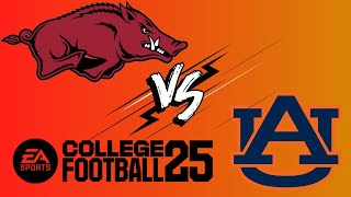 Freeze Warning Auburn Dynasty CFB25 Year 2 Week 12 [upl. by Atilrep]