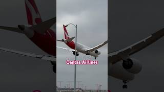 Qantas Airlines landing at LAX [upl. by Sharona]