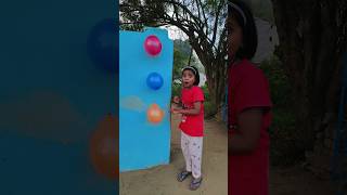 Lam no bong bay nhan qua bat ngol  brust balloons to receive suprise 😯 😀 short video viral [upl. by Scarface960]