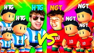 A LEGNAGYOBB Magyar Stumble Guys ÖSSZECSAPÁS🔥 HTG vs NGT [upl. by Amaryl779]