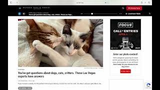 KNPR State of Nevada Radio Show March 20 2024 all things pets with Dr Shadi Ireifej of VetTriage [upl. by Layton]