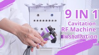 9 in 1 Cavitation Machine  Ultrasonic Cavitation Machine  Cavitation RF Machine  76D1MAXSB [upl. by Onivag370]