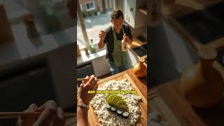 Make Delicious Sushi at HOME with This EASY Recipe sushi japanesefood ytshorts trending shorts [upl. by Noed]